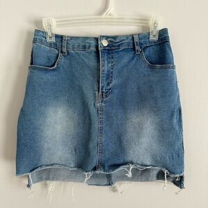Denim Mini Skirt